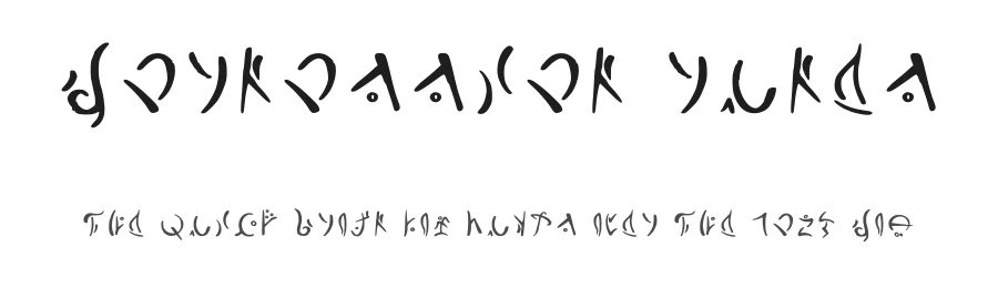 Darnassian Runes by Feyawen Nightfury — Dingbats Font