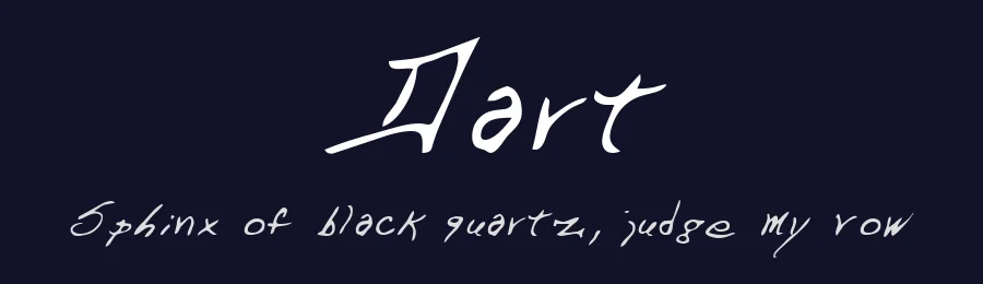 Dart — Script Handwritten Font — thumbnail 2