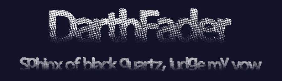 DarthFader by Xerographer Fonts — Decorative Font — thumbnail 2