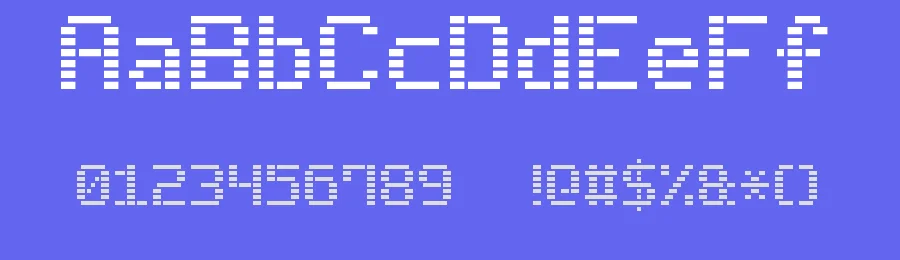 Dash Digital-7 by Style-7 — Display Font — thumbnail 3