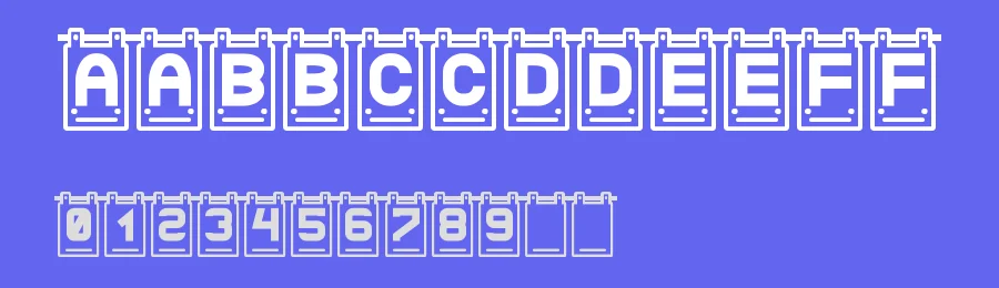 Data Cards St by Southype — Decorative Font — thumbnail 3