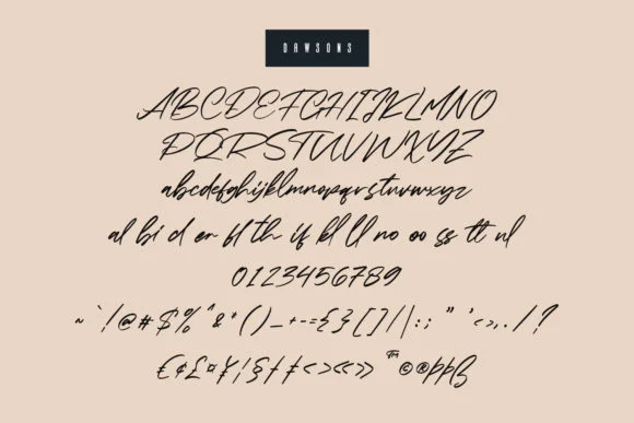 Dawsons Font by Maulana Creative — Script Handwritten Font — thumbnail 7