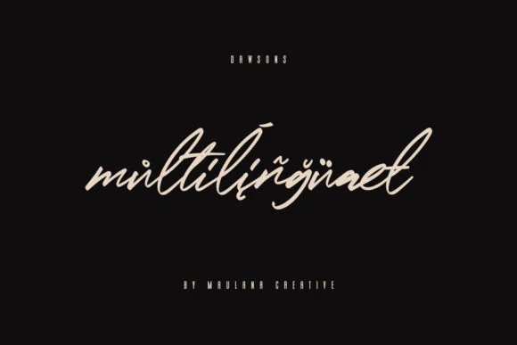 Dawsons Font by Maulana Creative — Script Handwritten Font — thumbnail 8