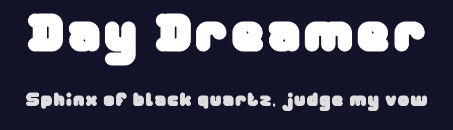 Day Dreamer by weknow — Display Font — thumbnail 2