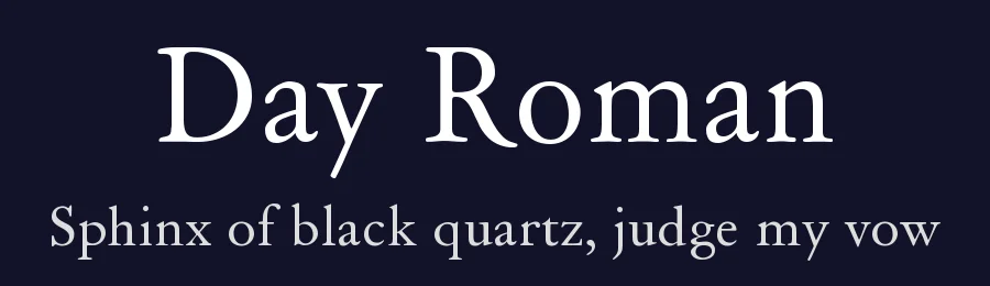 Day Roman by Apostrophic Labs — Serif Font — thumbnail 2