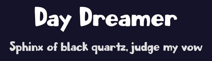 Day Dreamer by Tokopress — Decorative Font — thumbnail 2