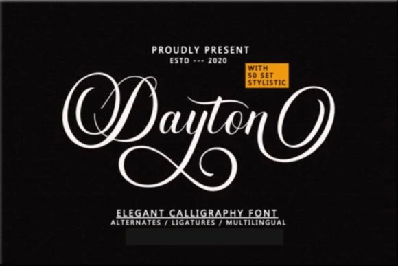 Dayton Script Font by Stellar Studio — Wedding Font