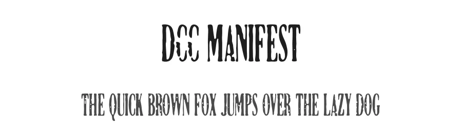 DCC Manifest