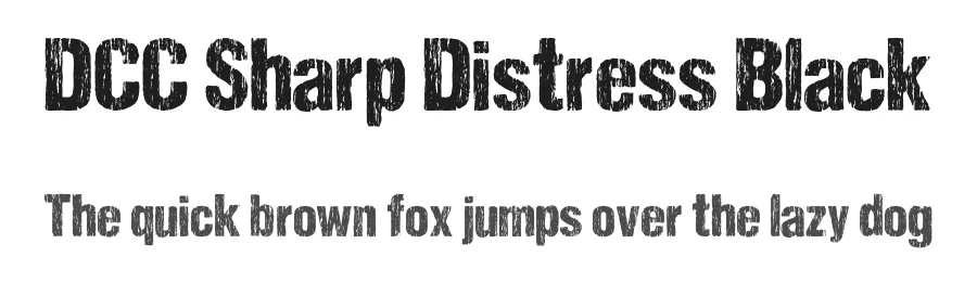 DCC Sharp Distress Black