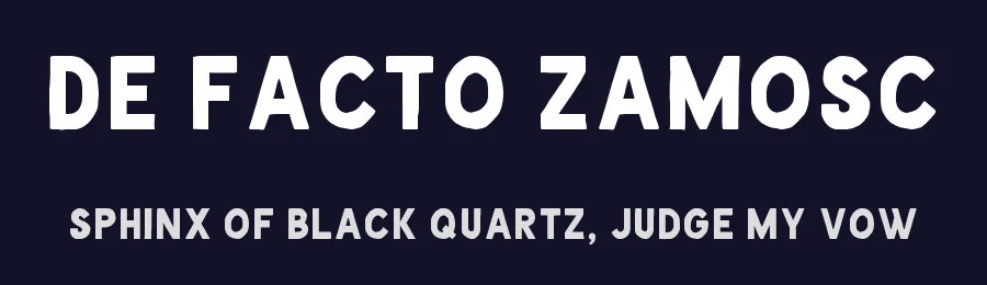 De Facto Zamosc by Graphicfresh — Decorative Font — thumbnail 2