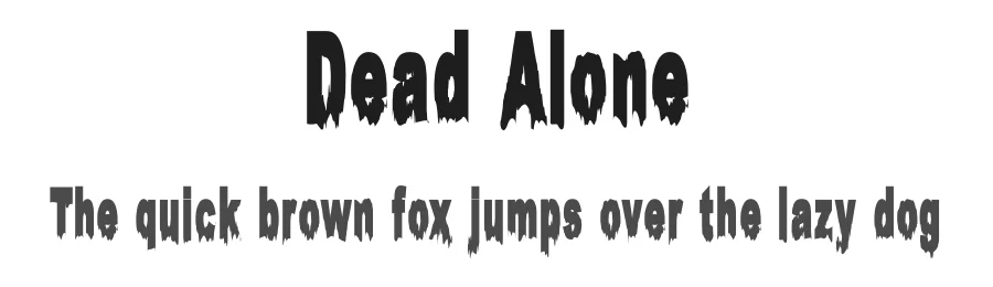 Dead Alone