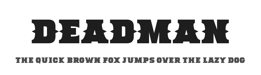 Deadman by Hawtpixel — Decorative Font