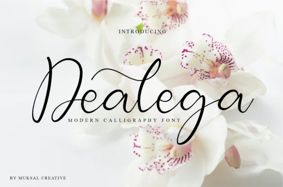 Dealega Font by Muksal Creative — Script Handwritten Font