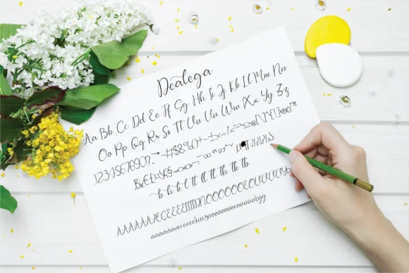 Dealega Font by Muksal Creative — Script Handwritten Font — thumbnail 6