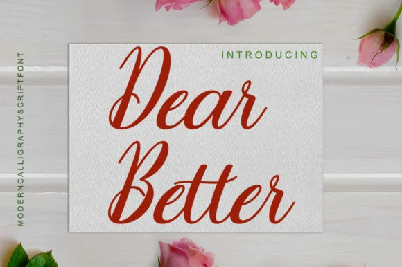 Dear Better Font by Afnent Studio — Script Handwritten Font