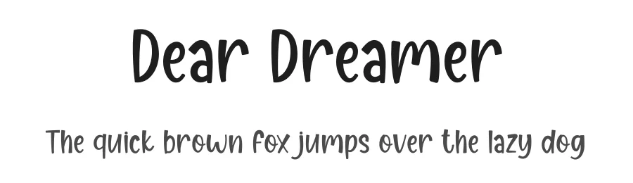 Dear Dreamer by Graphix Line Studio — Decorative Font