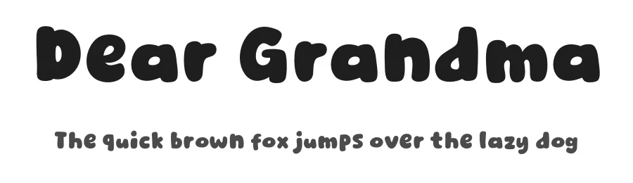 Dear Grandma