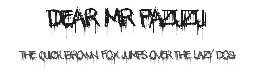 Dear Mr Pazuzu