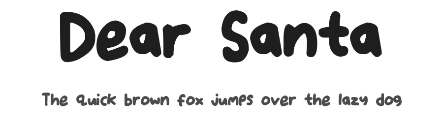 Dear Santa by Hawtpixel — Decorative Font