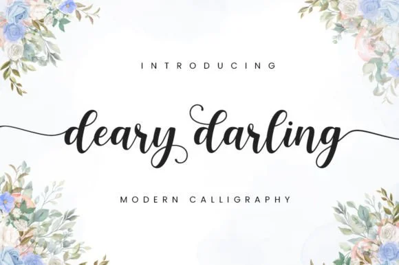 Deary Darling Font by Manjalistudio — Script Handwritten Font