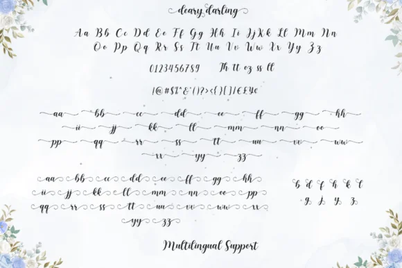 Deary Darling Font by Manjalistudio — Script Handwritten Font — thumbnail 6