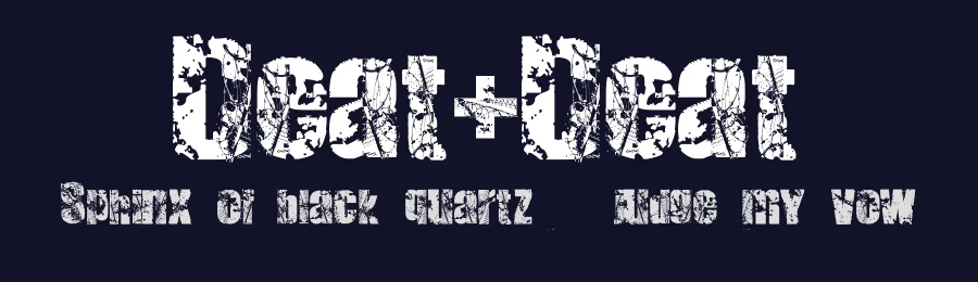 Deat+Deat by Gersan Borge A — Decorative Font — thumbnail 2