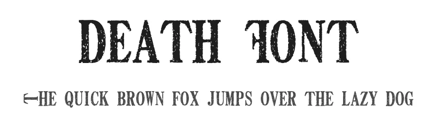 Death Font