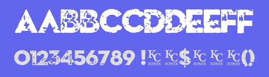 Death From Above by KC Fonts — Decorative Font — thumbnail 3