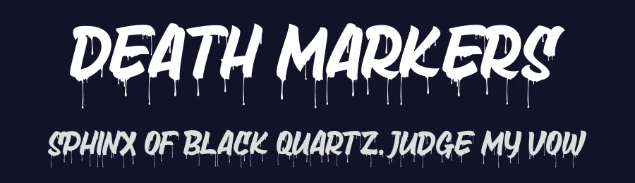 Death Markers by Figuree Studio — Decorative Font — thumbnail 2
