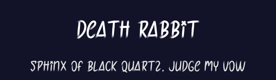 Death Rabbit by Andi Moz — Decorative Font — thumbnail 2