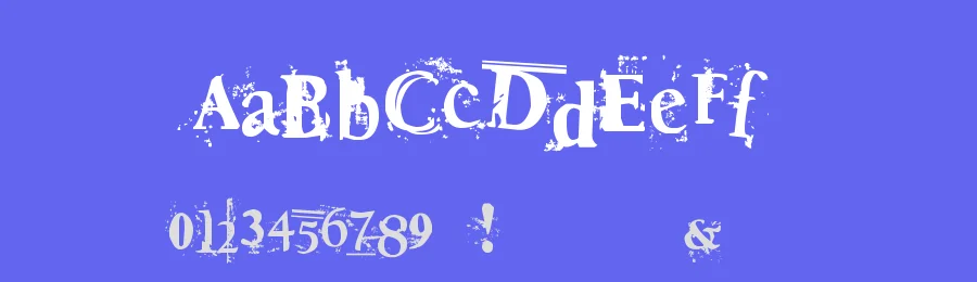 Death To Smudgey by Vic Fieger — Decorative Font — thumbnail 3