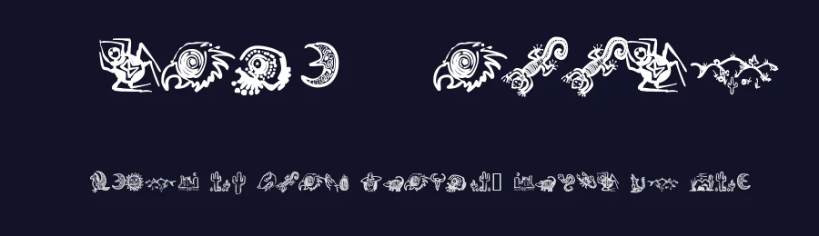 Death Valley by Omega Font Labs — Dingbats Font — thumbnail 2