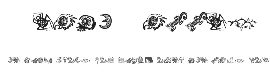 Death Valley by Omega Font Labs — Dingbats Font