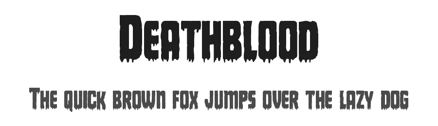 Deathblood by Iconian Fonts — Decorative Font