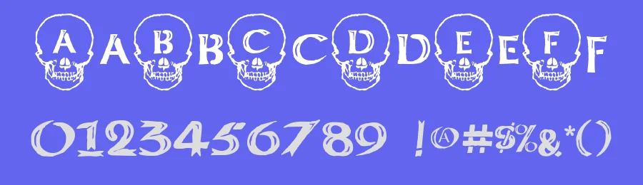 Deathhead KeltCaps by GemFonts / Typotheticals — Decorative Font — thumbnail 3