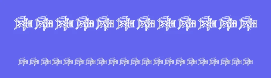 DeathMetal Logo by Irwan Darmawan — Dingbats Font — thumbnail 3