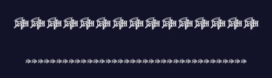 DeathMetal Logo by Irwan Darmawan — Dingbats Font — thumbnail 2