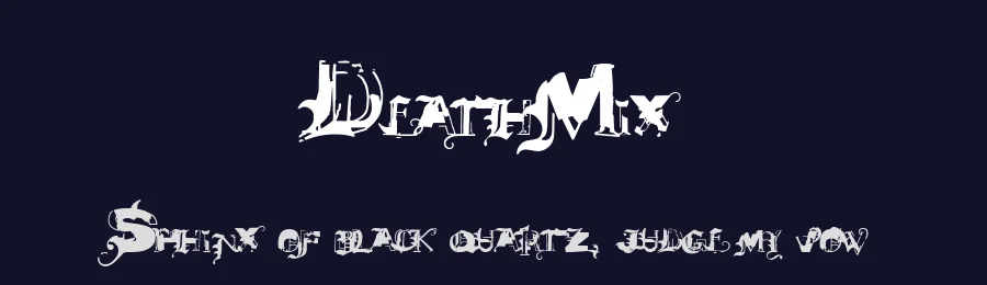 DeathMix by Fontourist — Blackletter Font — thumbnail 2