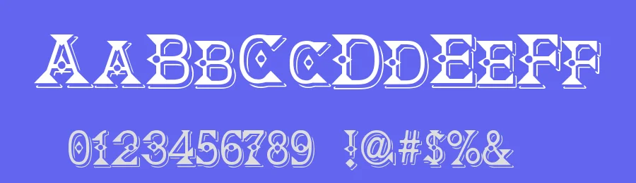 Deborah by Bolt Cutter Design-Industrial Strength — Decorative Font — thumbnail 3