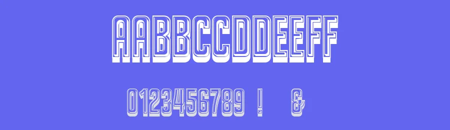 Debtor by Vladimir Nikolic — Decorative Font — thumbnail 3