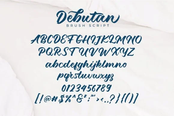 Debutan Font by Debut Studio — Script Handwritten Font — thumbnail 8