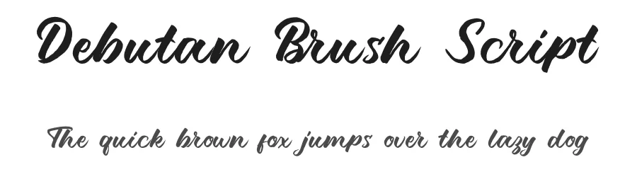 Debutan Brush Script