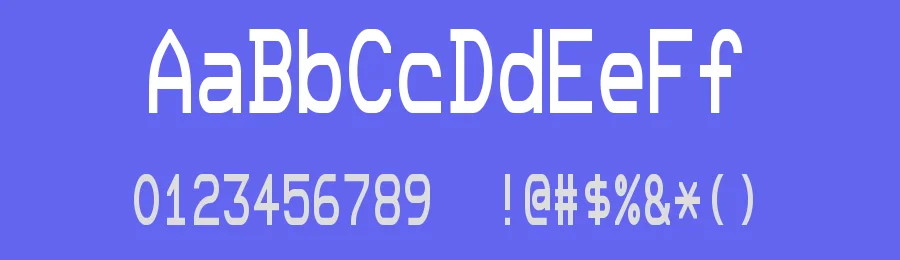DEC Terminal Modern by Dan Mecklenburg Jr — Sans Serif Font — thumbnail 3
