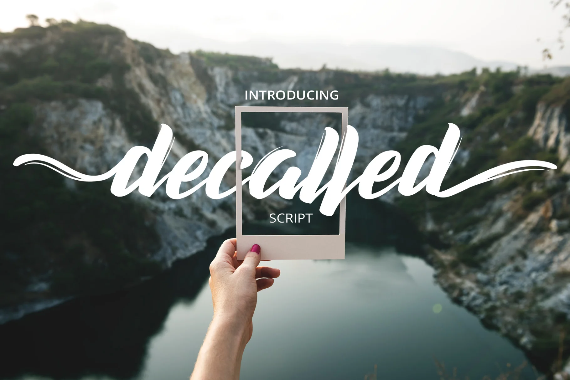 Decalled Script Font by semuthitam β Script Handwritten Font