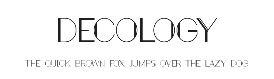 Decology by UI Creative — Decorative Font