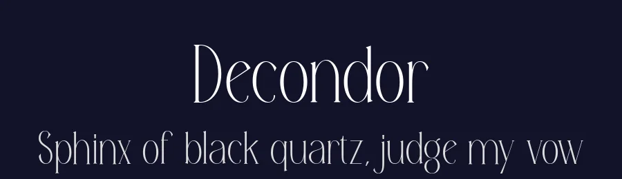 Decondor by Alit Design — Sans Serif Font — thumbnail 2
