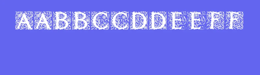 Decorated Roman Initials by Dieter Steffmann — Decorative Font — thumbnail 3