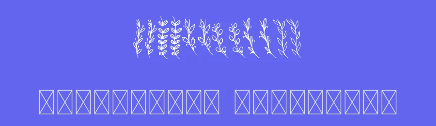 Dedaunan by Muhammad Yafinuha — Dingbats Font — thumbnail 3