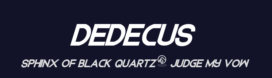 Dedecus by Fontmonger — Sans Serif Font — thumbnail 2