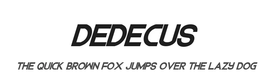 Dedecus by Fontmonger — Sans Serif Font